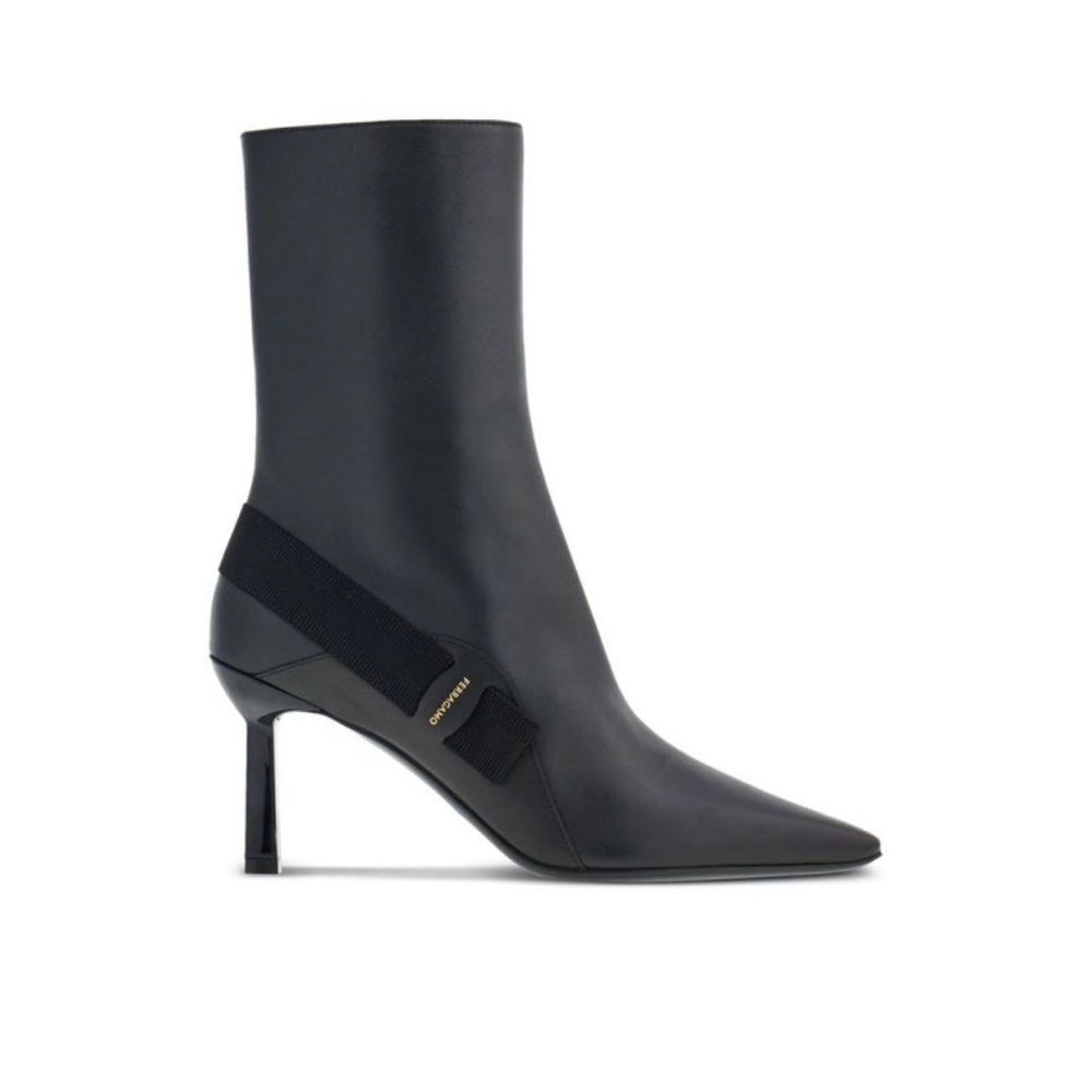 Salvatore Ferragamo Black Ankle Booties